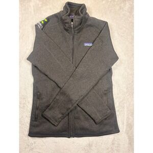 Patagonia Better Sweater Mens Small Black Full Zip Jacket